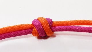 Paracord Tutorial: How To Tie The Elongated Double Connection Knot