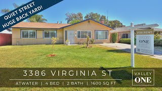 3386 Virginia St, Atwater FOR RENT