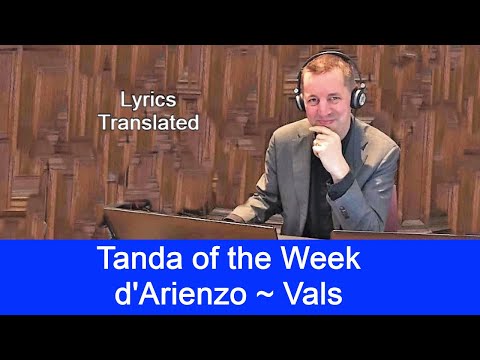 Tanda d'Arienzo ~ Vals/Waltz. Tango lyrics translated. Plus a short tutorial!