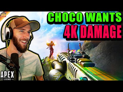 chocoTaco Just Wants 4K Damage ft. Reid & HollywoodBob - chocoTaco Apex Legends Gameplay
