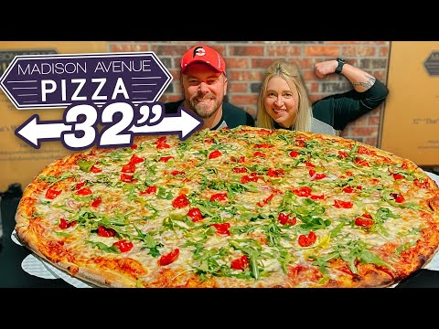 Giant 32-inch Madison Avenue Pizza Challenge Record!!