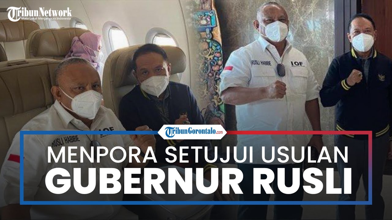 Menteri Pemuda & Olahraga Zainudin Amali Setujui Usulan Gubernur Rusli soal Menpora Cup di Gorontalo