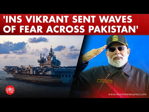 Modi spends Diwali at INS Vikrant; wishes the Nation 'Happy Diwali'