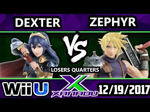 S@X 233 Smash 4 - Dexter (Lucina) Vs. Zephyr (Cloud) - SSB4 Losers Quarters - Smash for Wii U.