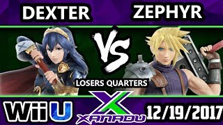 S@X 233 Smash 4 - Dexter (Lucina) Vs. Zephyr (Cloud) - SSB4 Losers Quarters - Smash for Wii U.