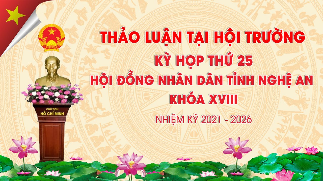 Phiên thảo luận tại hội trường Kỳ họp thứ 25 HĐND tỉnh khóa XVIII, nhiệm kỳ 2021 - 2026