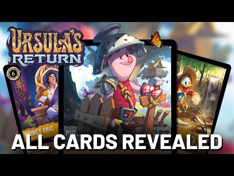 URSULA'S RETURN All 204 Cards Revealed | Enchanted Cards, Set Championship Promo and Lorcana News!