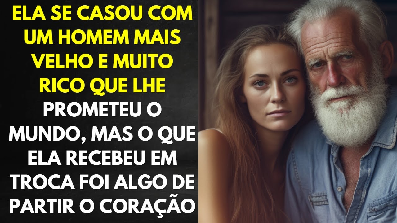 Ela se casou com um homem mais velho e muito rico que lhe prometeu o mundo, mas o que ela recebeu...