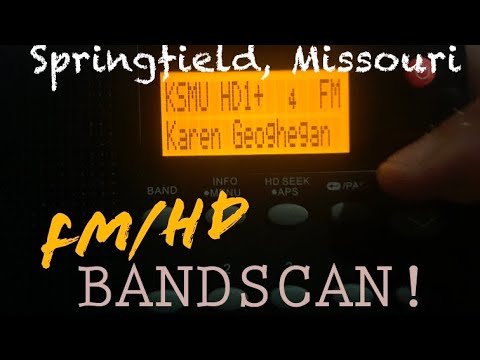 Springfield, Missouri FM/HD Bandscan