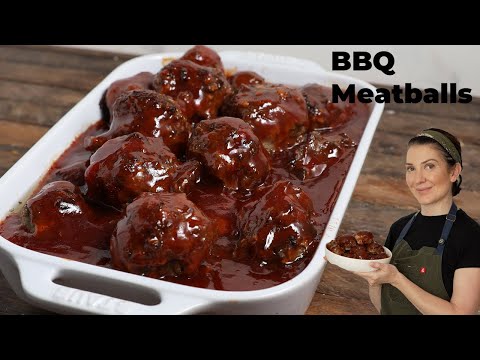 Here’s how to make the best BBQ Meatballs #meatballs 