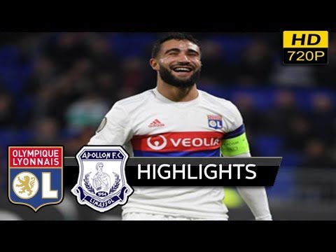 OL vs Apollon Limassol 4-0 - résumé & buts (uefa europa league) 23 novembre 2017 HD