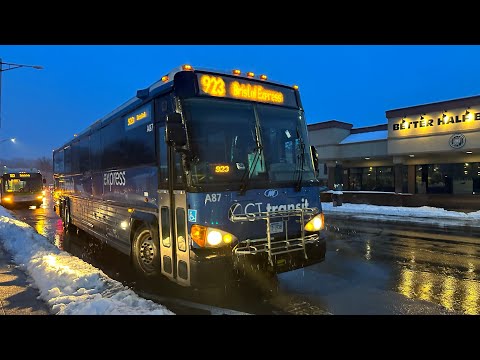Connecticut Transit #87 (A87) Ride on route 923 express