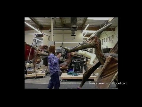 Jurassic Park III Behind The Scenes - Pteranodon Attack Test