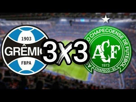 Gremio 3 x 3 chapecoense - Melhores momentos e gols