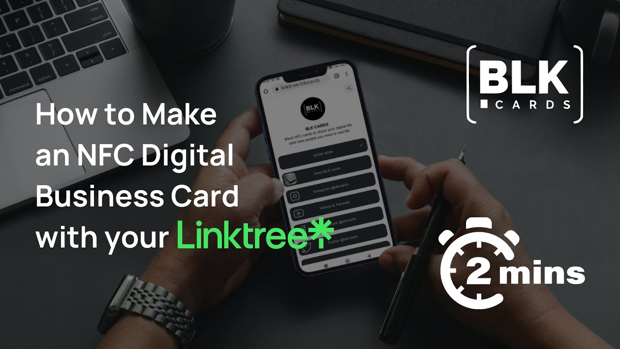Make a Linktree NFC Digital Business Card in less than 2 Minutes