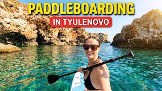 Paddle boarding in Tyulenovo, Bulgaria