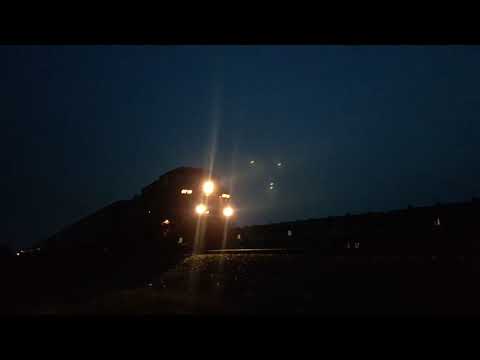 Canadian Freight Train... At Night!