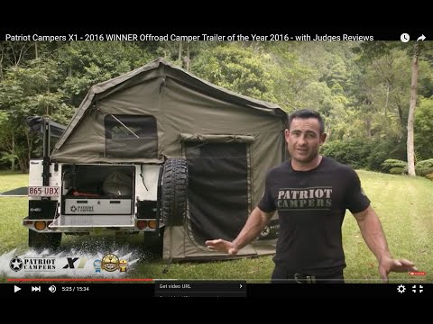 Patriot Campers X1 - 2016 WINNER Offroad Camper Trailer of the Year 2016 - with Judges Reviews