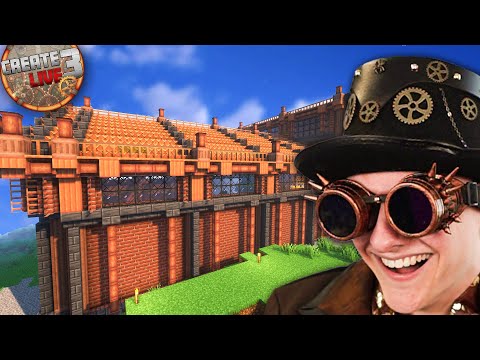 NEUES XXL Gebäude! Copper & Zink Fabrik! - CREATE LIVE 3 - #26