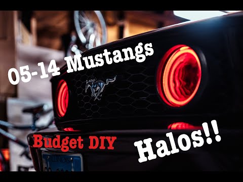 Custom Halo Fog-lights for 05-14 Mustangs on a Budget! DIY!