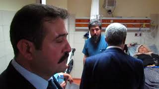 Vali İbrahim Akın Kazazedeleri Ziyaret Etti