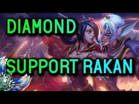 SUPPORT RAKAN S8 Diamond Full Gameplay  - League of Legends