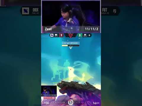 DRX Zest with the CLUTCH in Tokyo to keep DRX alive! #gaming #valorant #shorts