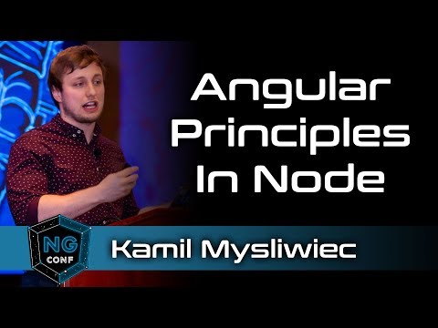 Productivity Revolution: Angular Principles in Node | Kamil Mysliwiec