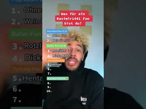 Was für ein Kasimir Fan bist du?