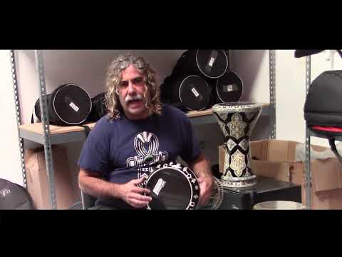 8.75" Black Power Beat Drum Drum Head Double Oily - Demo