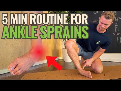 5 Minute Ankle Sprain Routine | 5 Essential Drills