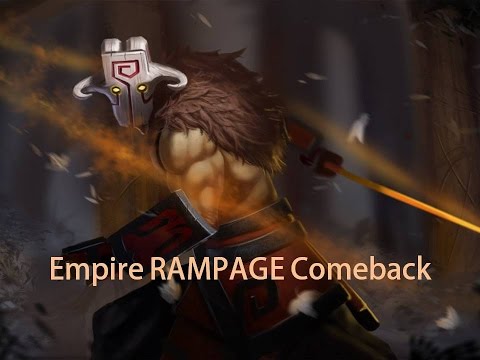 Empire what a Comeback with RAMPAGE TI5 Dota2