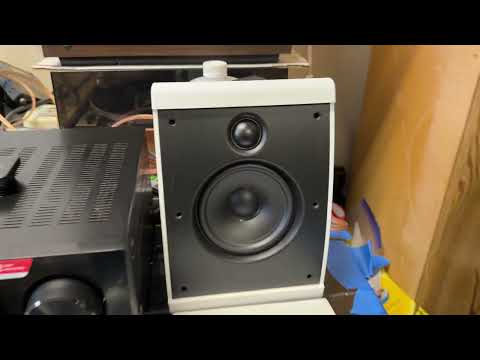 Polk Audio OWM3 On-Wall Speakers with Mounting Brackets; Tested SEE VIDEO image 4