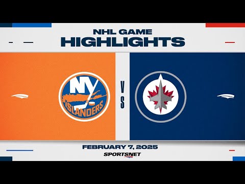 NHL Highlights | Islanders vs. Jets - February 7, 2025