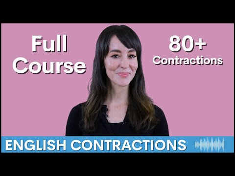 Learn ALL English Contractions FULL COURSE | 50+ Contractions | 10 Lessons