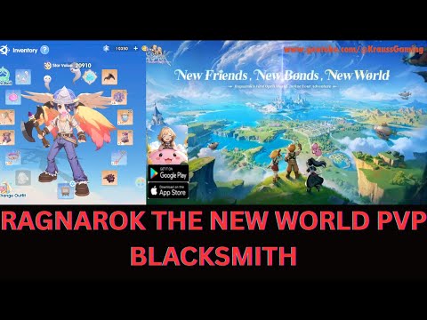 RAGNAROK NEW WORLD BETA ACCESS TEST GUILD WARS PVP - BLACKSMITH CLASS