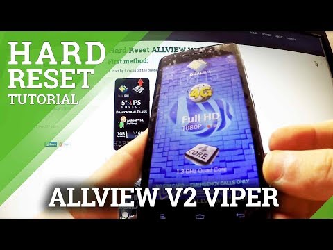 Hard Reset Allview V2 Viper - factory reset tutorial