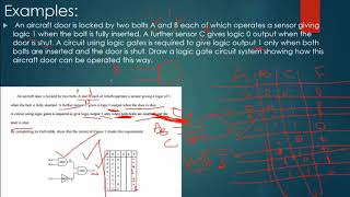 9 19 Boolean Algebra example2 WORD PROBLEMS new version