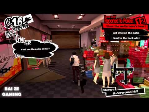 Persona 5 Walkthrough Part 58 - Our Teacher as a Maid is Awesome!