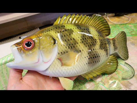 Making a Rock Bass Lure | World Record Size