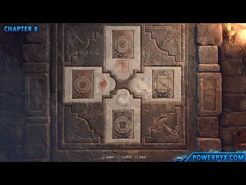Resident Evil 4 Remake - Lithographic Stones Puzzle Door Solution (Chapter 8 Bindery)