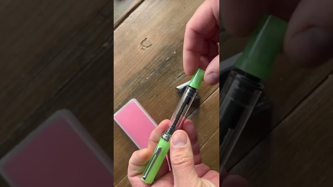 Glow in the dark Twsbi ECO fountain pen… wait till the end…