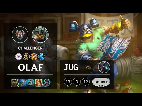 Olaf Jungle vs Ekko - KR Challenger Patch 10.20