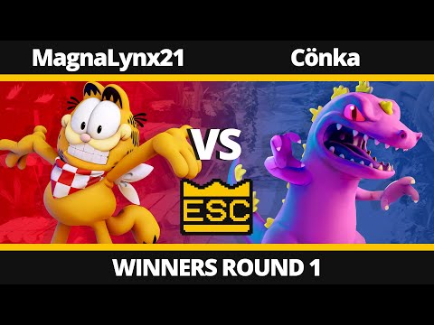 ESC 18 Winners Round 1 - MagnaLynx21 (Garfield) Vs. Cönka (Reptar) - Nickelodeon All-Star Brawl