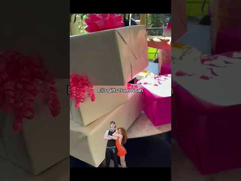 Eliana's bday gifts from Noah😍