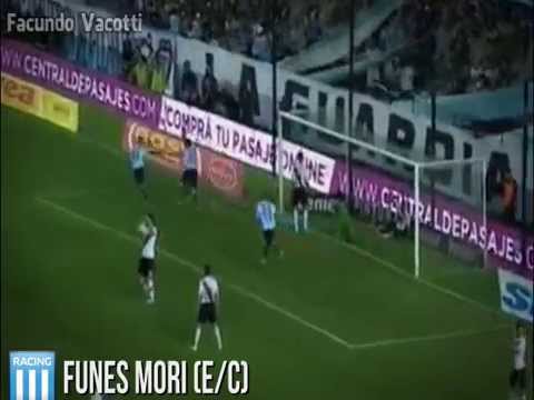 Racing 1-0 River: Gol en contra de Funes Mori