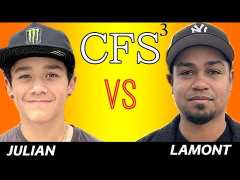 LOSERS ROUND 3: Julian Agliardi vs Lamont Holt - Competitive Flatground Skateboarding 3 Game 13