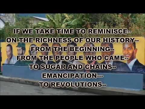 Grenada's 50th Anniversary song lyrics.