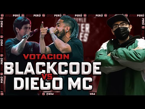 DIEGO MC VS BLACKCODE VOTACIÓN FMS PERÚ T.2 FECHA #1 2021/22 - GCR FREESTYLE