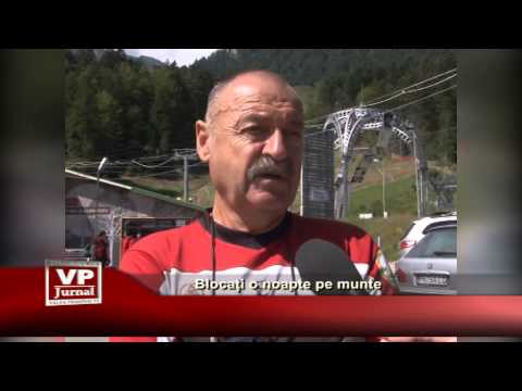 Blocați o noapte pe munte